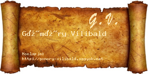 Gömöry Vilibald névjegykártya
